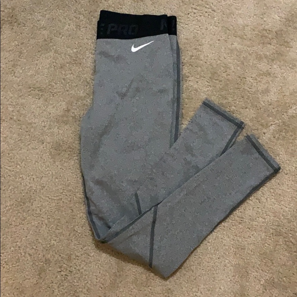 Fleece lined Nike Pro leggings